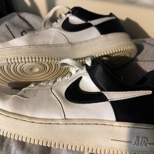 Nike Black and White Sportswear Sneakers